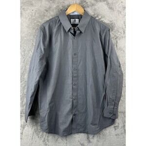 English Laundry Charcoal Button Down Shirt